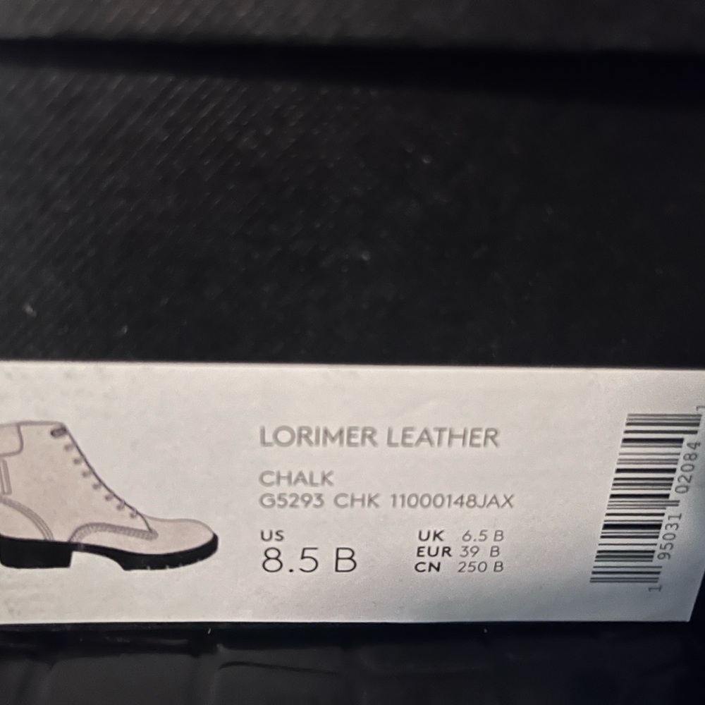Coach white combat bootie size 8.5 - Picture 4 of 7